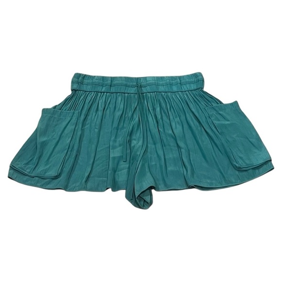 Ramy Brook Austin Shorts Lightweight Butterfly in Lagoon Blue Teal Small - Picture 6 of 14